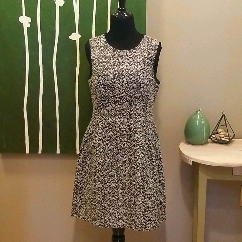 Shoshanna A Line Tulip skirt sleeveless dress